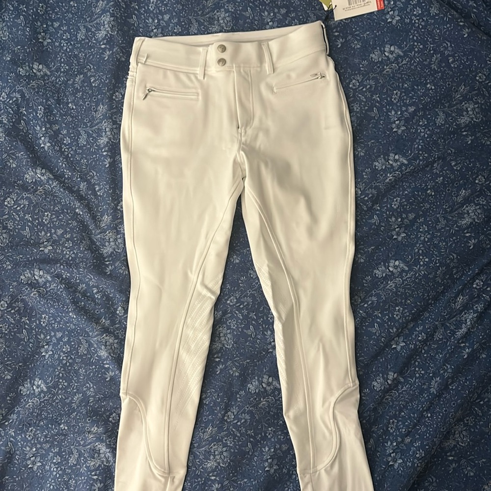 White samsheild breeches US 26 NEW WITH TAGS